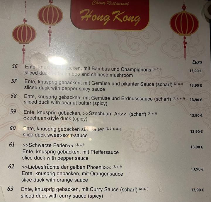 Hongkong Restaurant Rottenburg